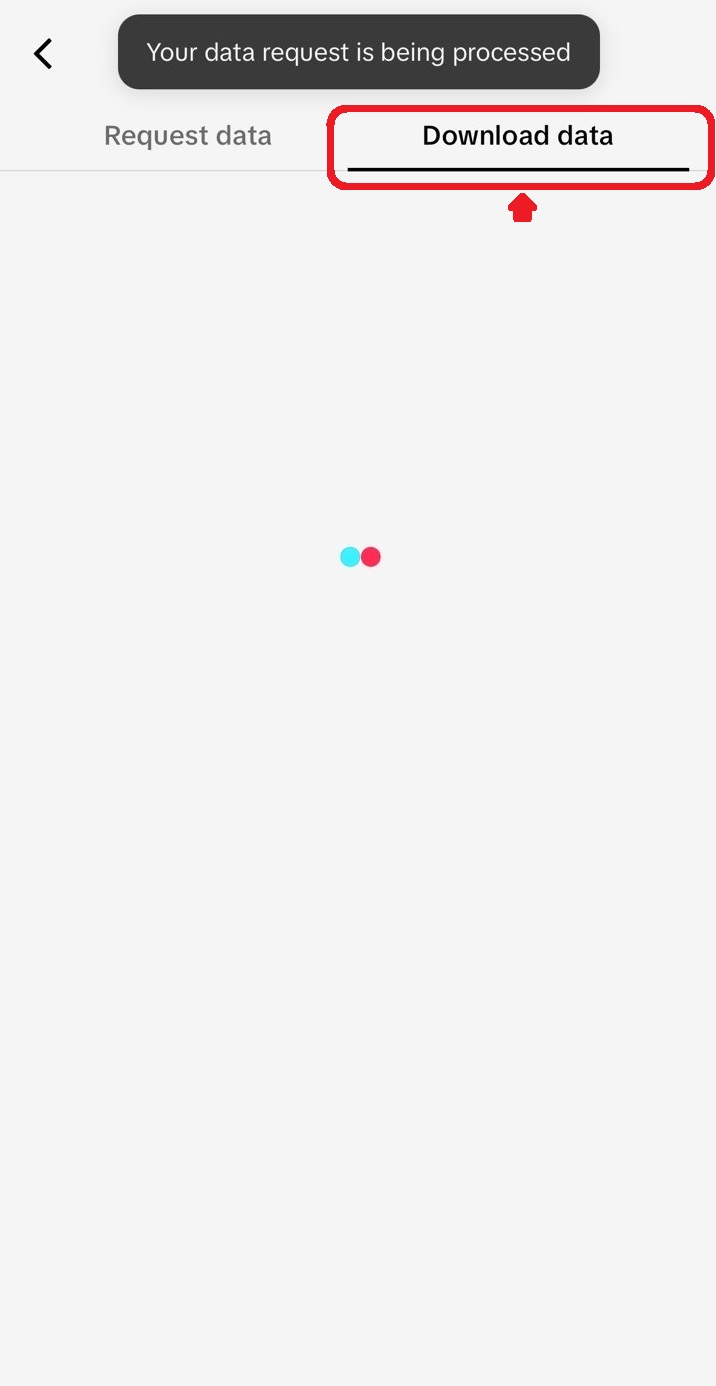 Instructions for how to request your follower data from TikTok, image idx9